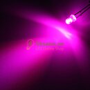 3mm LED Pink / Rosa 8000mcd - 30°