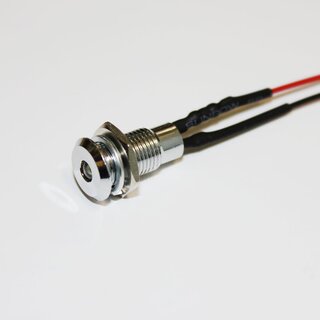 Verkabelte LED Metall Schraube 5mm Gelb 15000mcd - MS53
