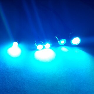 Verkabelte LED Metall Schraube 5mm RGB wasserklar 4 Pin (Catode -) steuerbar - MS52