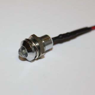 Verkabelte LED Metall Schraube 5mm RGB wasserklar 4 Pin (Catode -) steuerbar - MS52