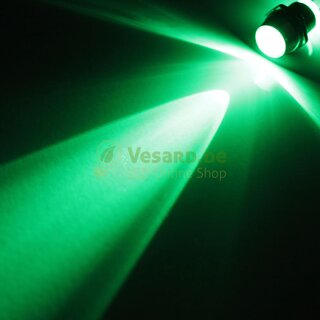 Verkabelte LED Metall Schraube 5mm Gr�n 16000mcd - MS51