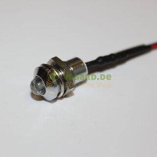 Verkabelte LED Metall Schraube 5mm Grn 16000mcd - MS52