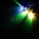 Verkabelte LED 3mm RGB schnell - 25°