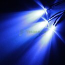 Verkabelte LED 3mm Blau 4000mcd - 30°