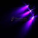 Verkabelte LED 3mm Violett / UV - 30°